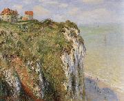 Claude Monet Cliffs near Dieppe Spain oil painting artist